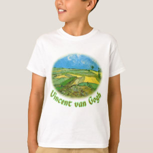 T-shirt Campos de trigo em Auvers Sob Céu Nublado, van Gog