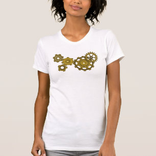 T-shirt Campos tecidos Camisa-luz feminina