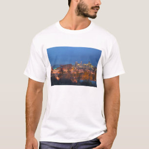 T-shirt Canadá, Alberta, Calgary: panorama da cidade a par