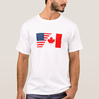 T-shirt Canadá-EUA