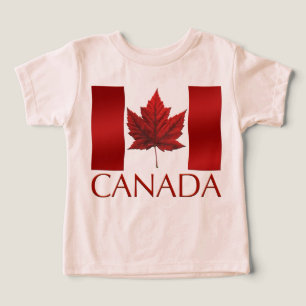 T-shirt Canadá Flag Baby Tooto Canada Baby Bodyfatos