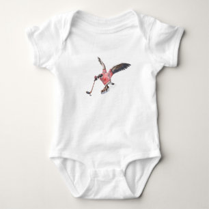T-shirt Canadá Goose Jogando Hóquei