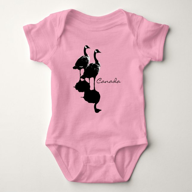 T-shirt Canadá Gose Baby Jumper & Baby Canada Gifts (Frente)