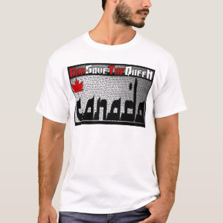T-shirt Canadá - hino nacional do Reino Unido