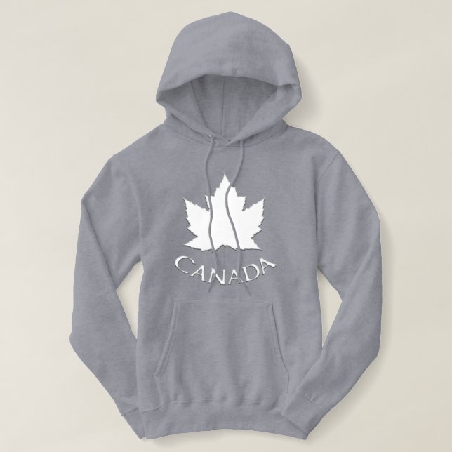 T-shirt Canada Maple Leaf Hooded Sweatshirt Canada Hoodie (Frente do Design)