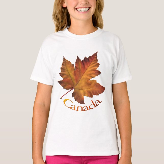 T-shirt Canadá Maple Leaf Kid's Canada Sweatshirt Souvenir (Frente)
