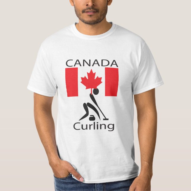 T-shirt Canadá que ondula - ondulando em Canadá (Frente)