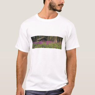 T-shirt Canadá, Yukon, área de Ross River, Cabana abandona
