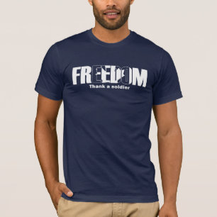 T-shirt Canadense do obrigado da liberdade