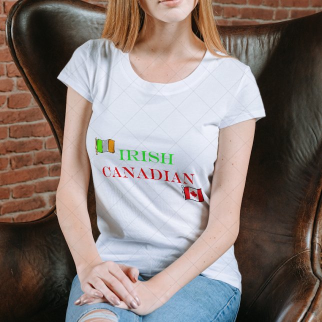 T-shirt canadense irlandês (Criador carregado)