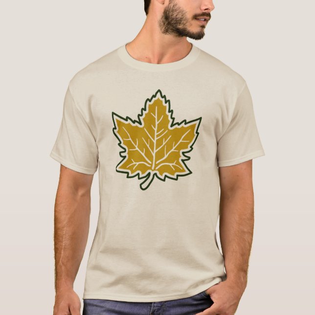 T-shirt Canadense Maple Leaf Vintage Style CANADA (Frente)