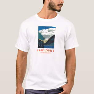 T-shirt Canadense Montanhas Rochosas Canadá de Lake Louis