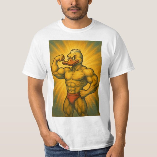 T-shirt canard dorée  (Frente)