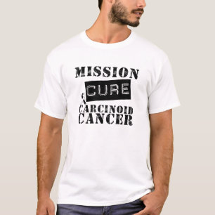 T-shirt Cancer Carcinoid da CURA da MISSÃO