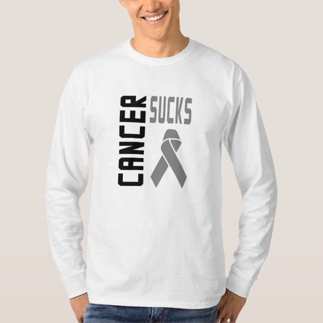 T-shirt Cancer Cheira Unisex Leve Longa (Frente)