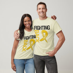 T-shirt Cancer da infância que luta para trás