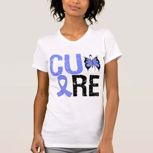 T-shirt Cancer de estômago da cura (Frente)