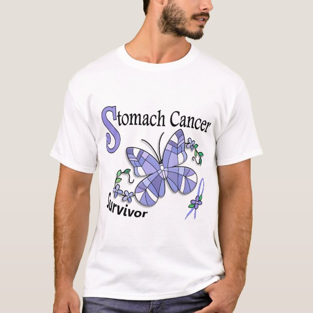 T-shirt Cancer de estômago do sobrevivente 6 (Frente)