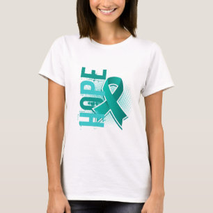 T-shirt Câncer de ovário Hope 2