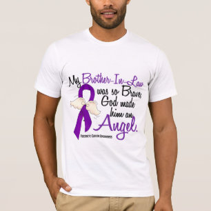 T-shirt Câncer de pâncreas do cunhado do anjo 2