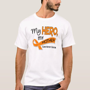 T-shirt Câncer de rim MEU HERÓI MINHA MÃE 42