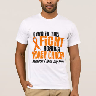 T-shirt CÂNCER DE RIM na luta para minha esposa 1