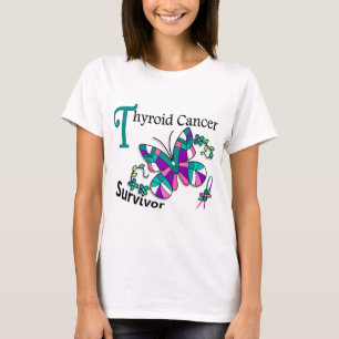 T-shirt Cancer de tiróide do sobrevivente 6