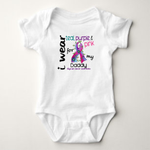 T-shirt Cancer de tiróide eu visto a fita para meu pai 43