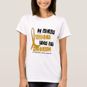 T-shirt CANCER do APÊNDICE eu visto o âmbar para meu