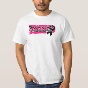 T-shirt Cancro da mama do Motorsports do quintal