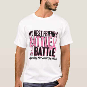 T-shirt Cancro da mama minha BATALHA DEMASIADO 1 melhor
