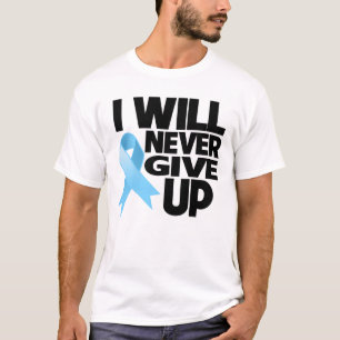 T-shirt Cancro da próstata que eu nunca darei acima