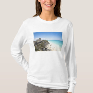 T-shirt Cancun, Quintana Roo, México - Ruínas em uma colin