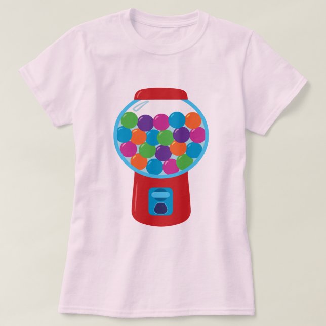 T-shirt Candy Gumball Machine (Frente do Design)