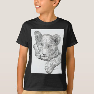 T-shirt Caneta e Tinta do Cubo Lion