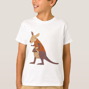 T-shirt Canguru da mamã e do bebê