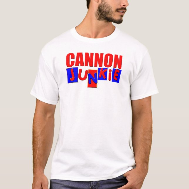 T-shirt Canhão engraçado (Frente)