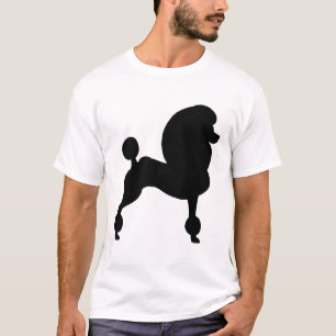 T-shirt Caniche padrão grampeada