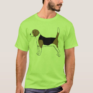 T-shirt Canino legal bonito do cão de cão   do lebreiro 