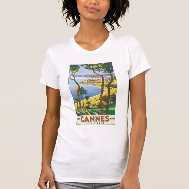T-shirt Cannes Cote D' Azur (Frente)