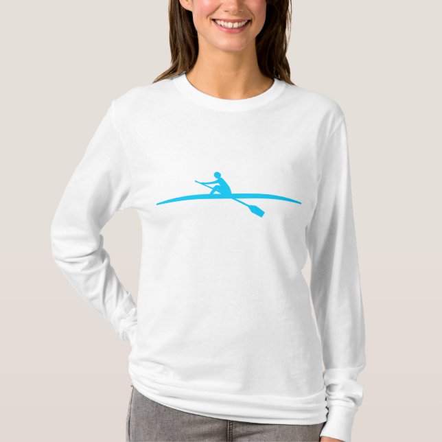 T-shirt Canoagem - Azul-Céu (Frente)