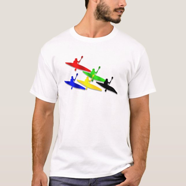 T-shirt Canoeing Kyaking Canoe kyak (Frente)