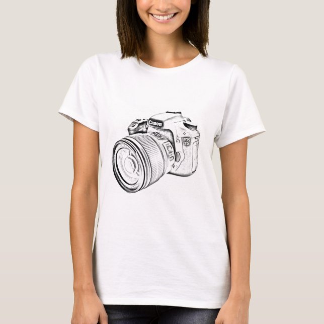 T-shirt Canon 7d (Frente)