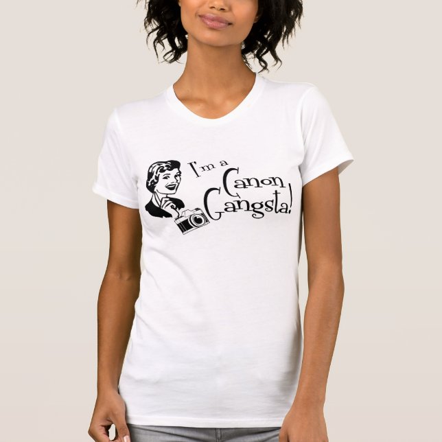 T-shirt Canon Gangsta (Frente)