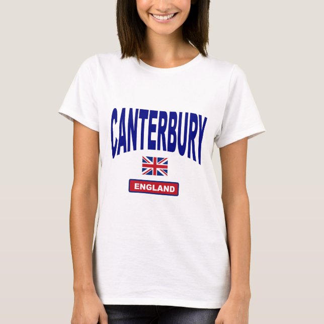 T-shirt Canterbury Inglaterra (Frente)
