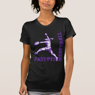 T-shirt Canto de Fastpitch, roxo
