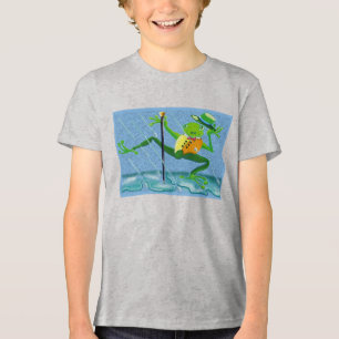 T-shirt canto no sapo da chuva