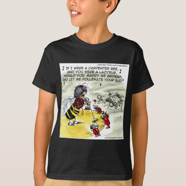 T-shirt Cantores Noturnos de Insetos Engraçados (Frente)