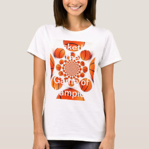 T-shirt Canvas de Tee Bella, de basquete feminino