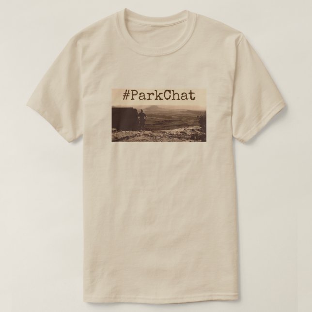 T-shirt Canyonlands do Twitter do #ParkChat (Frente do Design)